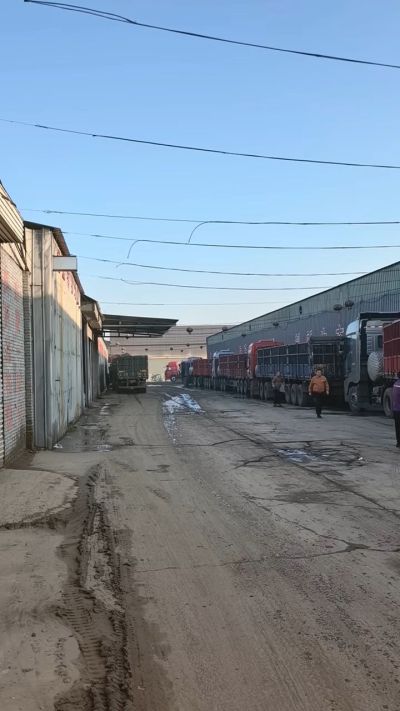 10月14号，生物有机肥排队装车