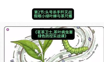 第02节：头号杀手歼灭战&mdash;&mdash;假眼小绿叶蝉与茶尺蠖，课程：《茗茶卫士&mdash;&mdash;茶叶病虫害绿色防控实战课》#识农AI