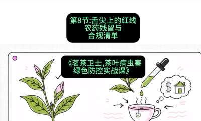 第08节：舌尖上的红线&mdash;&mdash;农药残留与合规清单，课程：《茗茶卫士&mdash;&mdash;茶叶病虫害绿色防控实战课》#识农AI
