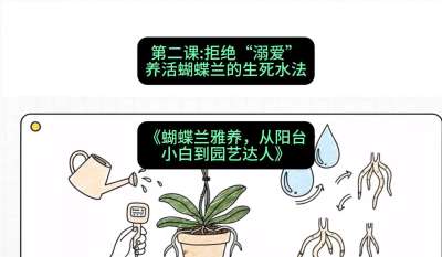 第二节：拒绝&ldquo;溺爱&rdquo;：养活蝴蝶兰的生死水法，课程：《蝴蝶兰雅养六讲：从阳台小白到园艺达人》#识农AI